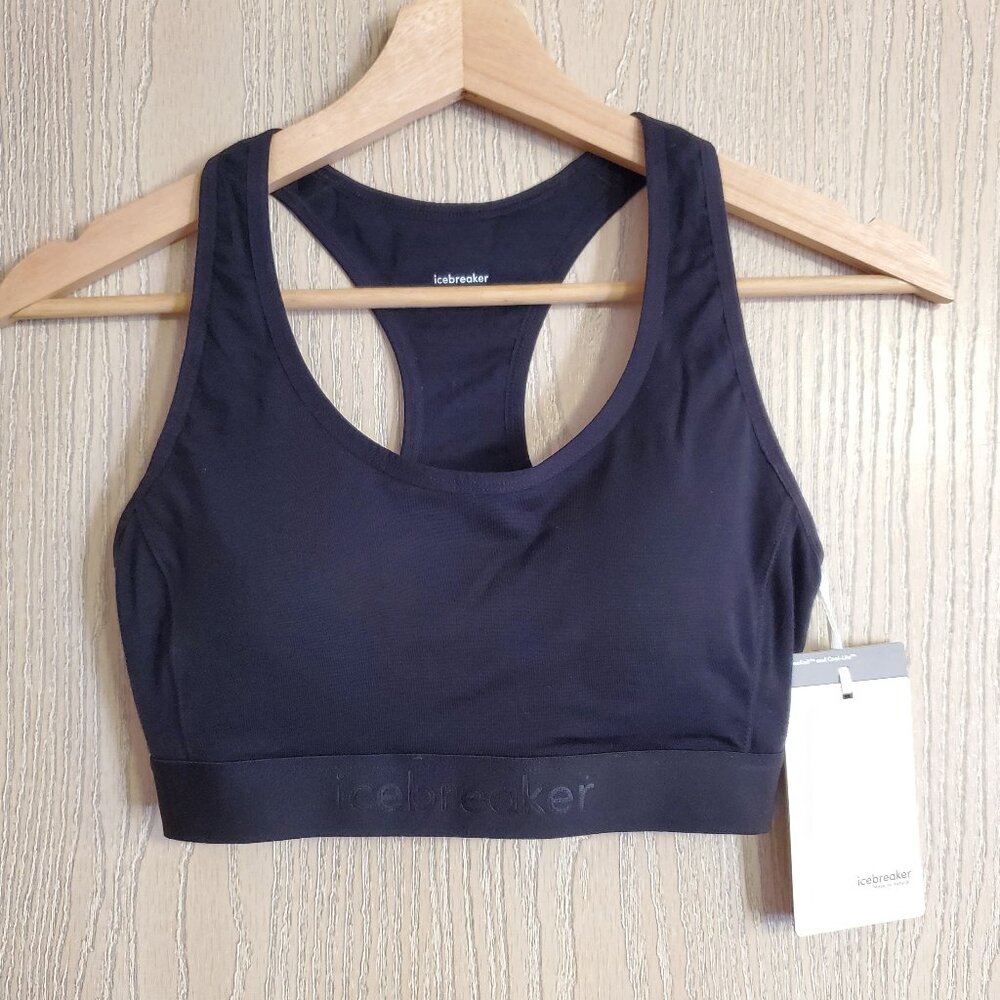 NWT Icebreaker Merino Blend 125 ZoneKnit™ Racerback Sports Bra
